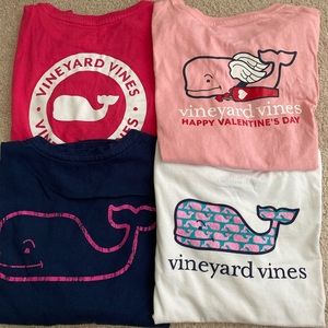 Girls Vineyard Vines LS tees (XS 5-6)